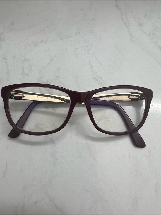 Gucci Accessories - Gucci GG 3765 LVS Women’s Rectangular Eyeglasses, Burgundy/Gold, 140 mm temples